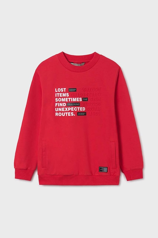 Dětská mikina Mayoral 6467.7E.Junior.PPYH červená SS24