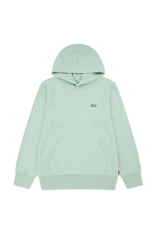 Levi's bluza dziecięca LVB MINI BATWING PULL OVER HOO 9EK422 zielony SS26