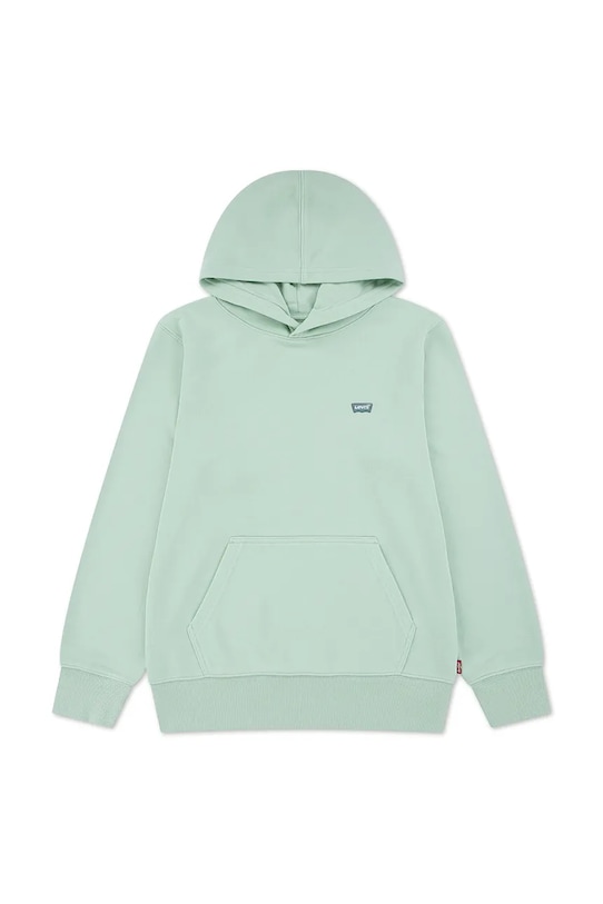 Levi's bluza dziecięca LVB MINI BATWING PULL OVER HOO 9EK422 zielony SS26