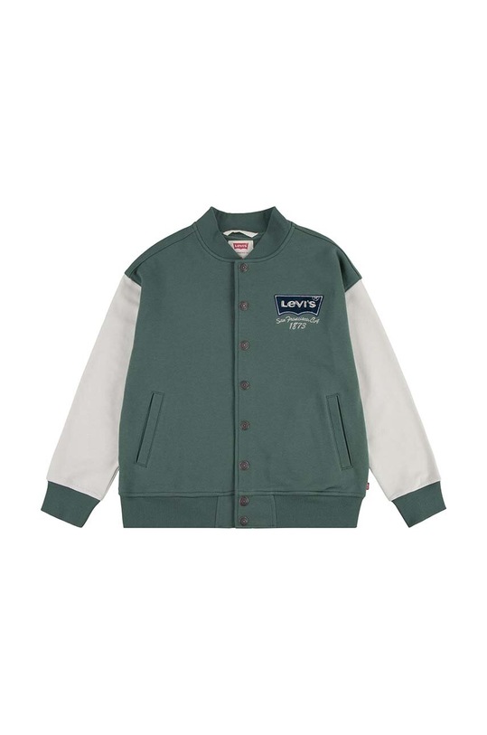 Levi's kurtka bomber dziecięca LVB PREP SPORT BOMBER JACKET 9EK811 zielony SS24