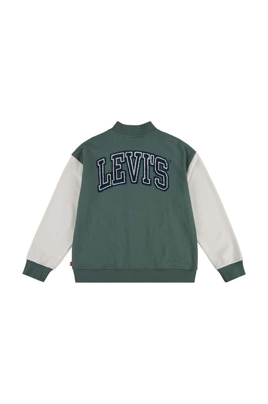 Chłopiec Levi's kurtka bomber dziecięca LVB PREP SPORT BOMBER JACKET 9EK811 zielony