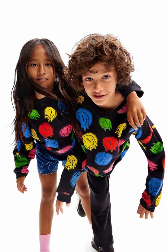 Desigual hanorac de bumbac pentru copii 24SBSK06