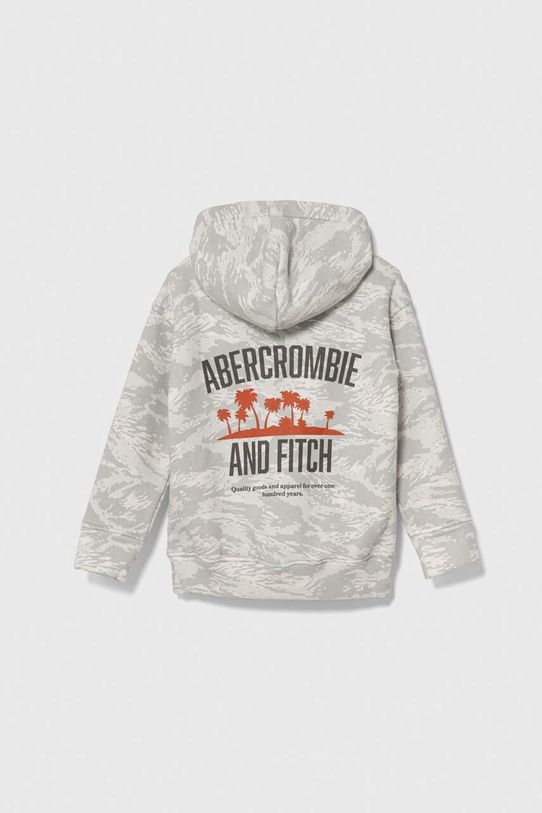 Детски суичър Abercrombie & Fitch KI222.4025 сив SS24