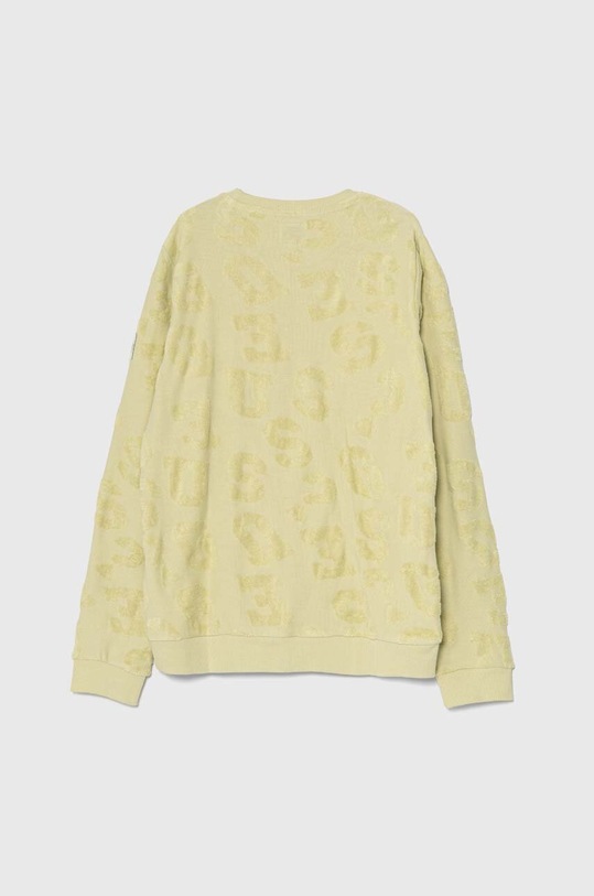 Guess hanorac de bumbac pentru copii L4GQ02.KC8A1.PPYH verde SS24