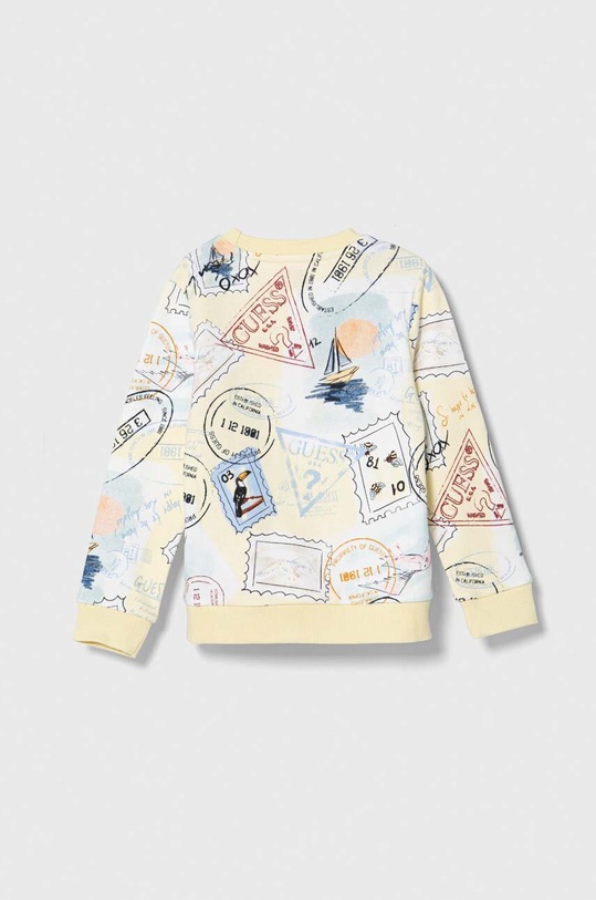 Detská bavlnená mikina Guess N4GQ00.KA6R3.PPYH modrá SS24