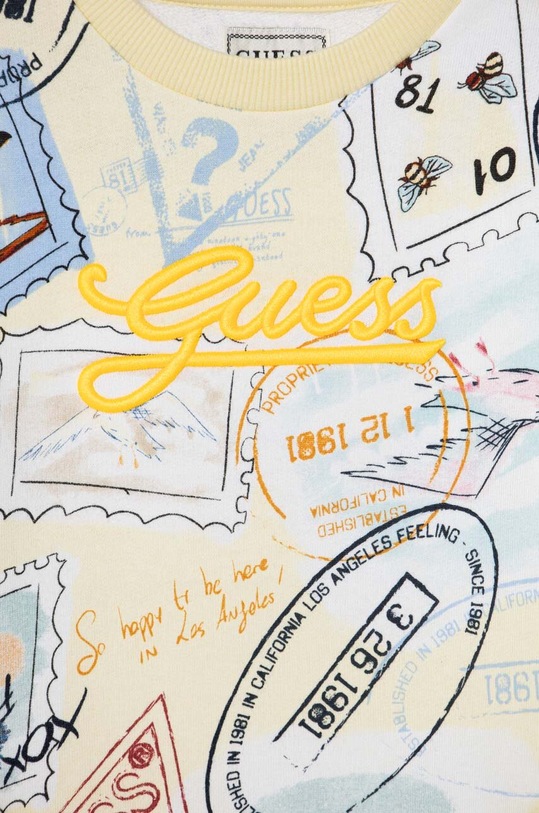 Chlapec Detská bavlnená mikina Guess N4GQ00.KA6R3.PPYH modrá