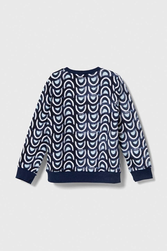 Detská bavlnená mikina Guess N4GQ00.KA6R3.PPYH tmavomodrá SS24