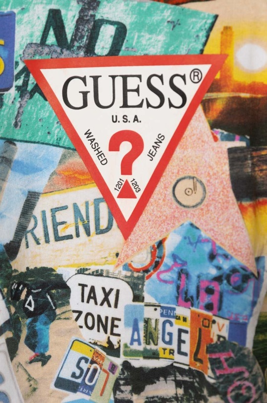 Chlapec Detská bavlnená mikina Guess N4GQ03.KA6R3.PPYH viacfarebná