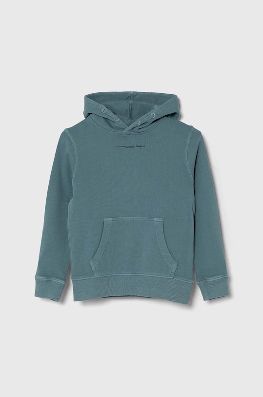 Pepe Jeans gyerek melegítőfelső pamutból NEW DAVIDE HOODIE pamut kék PB581610