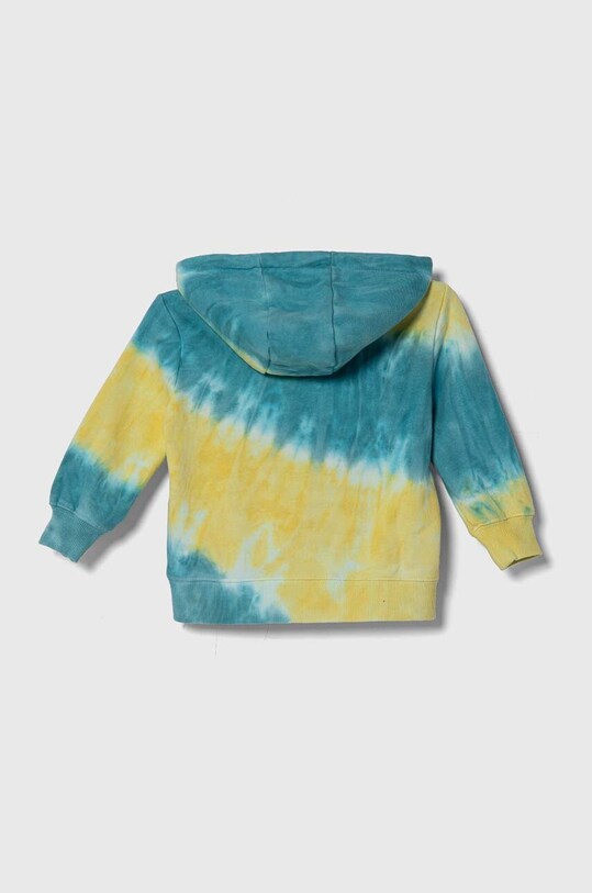 Хлопковая кофта Quiksilver TIE DIE HOOD UQKFT03016 голубой SS24