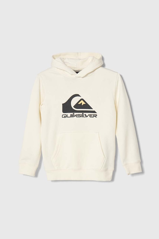 Dětská mikina Quiksilver BIG LOGO s kapucí béžová AQBFT03099