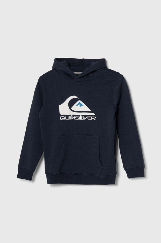 Dječja dukserica Quiksilver BIG LOGO s kapuljačom mornarsko plava AQBFT03099
