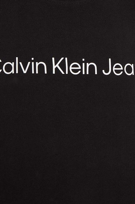 Детская хлопковая кофта Calvin Klein Jeans чёрный IU0IU00581.PPYH