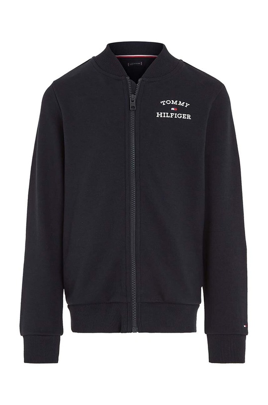 Tommy Hilfiger bluza bawełniana dziecięca KB0KB08825.128.176.PPYH czarny SS24