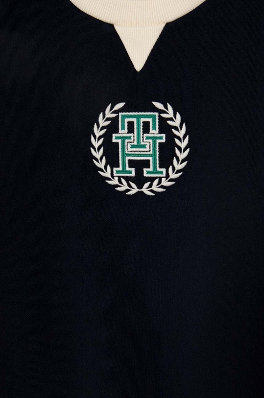 Chlapec Detská bavlnená mikina Tommy Hilfiger KB0KB08826.128.176.PPYH tmavomodrá