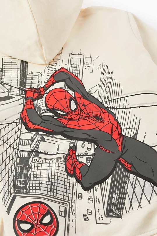 Παιδική βαμβακερή μπλούζα zippy 3105922801 μπεζ