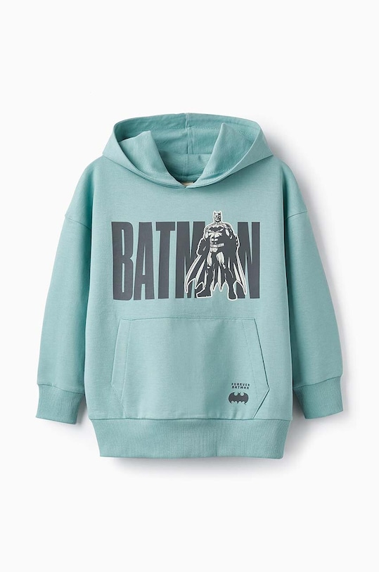 Παιδική βαμβακερή μπλούζα zippy στάμπα τιρκουάζ 3105923501