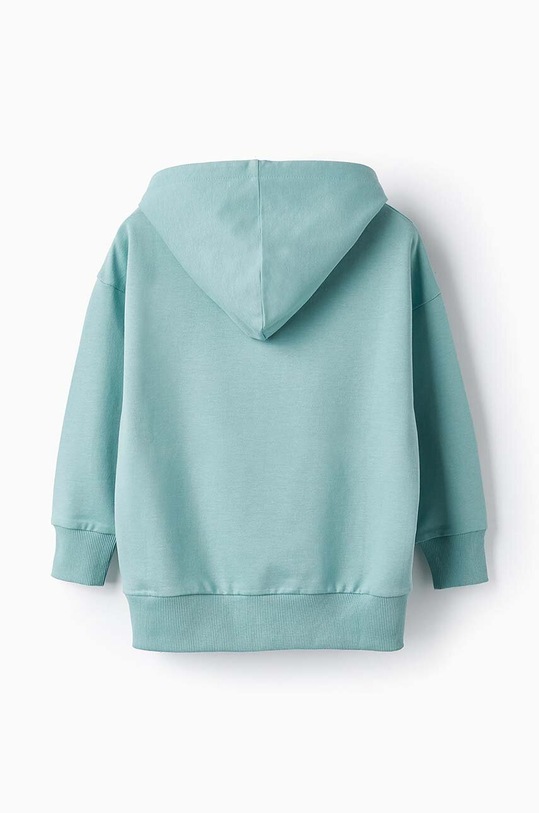 Παιδική βαμβακερή μπλούζα zippy 3105923501 τιρκουάζ SS24