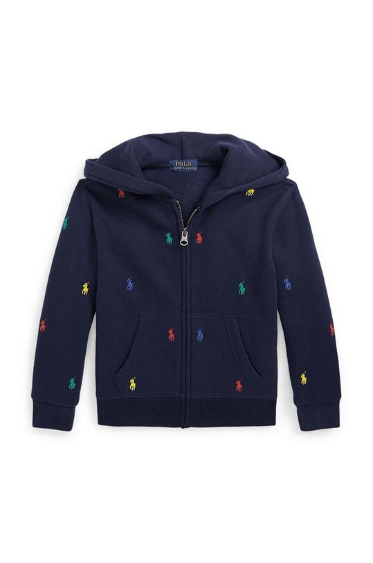 Дитяча кофта Polo Ralph Lauren з капюшоном темно-синій 322846209007