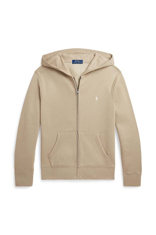 Дитяча кофта Polo Ralph Lauren з капюшоном бежевий 323799360045