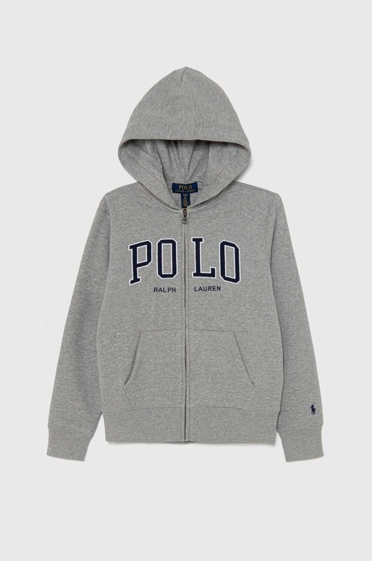 Polo Ralph Lauren bluza dziecięca z kapturem szary 323950835002