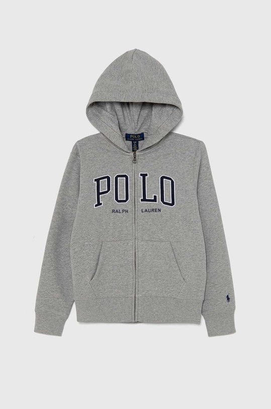 Polo Ralph Lauren bluza dziecięca z kapturem szary 323950835002