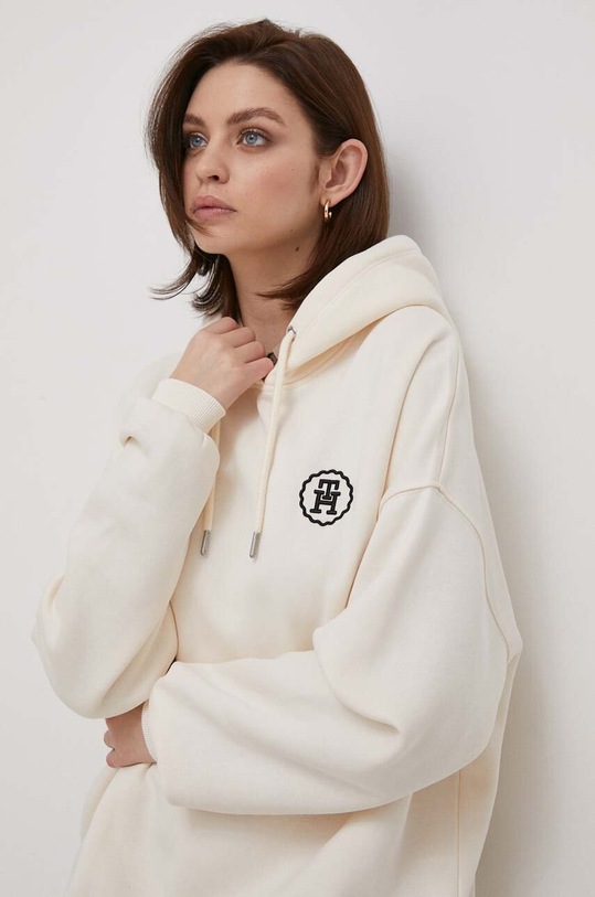 Tommy Hilfiger bluza z kapturem beżowy WW0WW39798