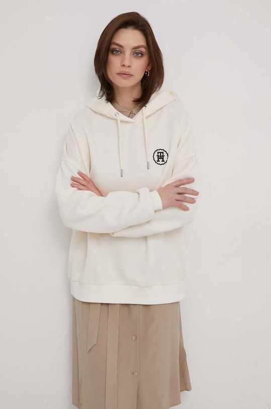 Tommy Hilfiger bluza beżowy WW0WW39798