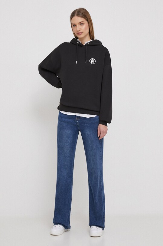 Кофта Tommy Hilfiger WW0WW39798 чорний SS24
