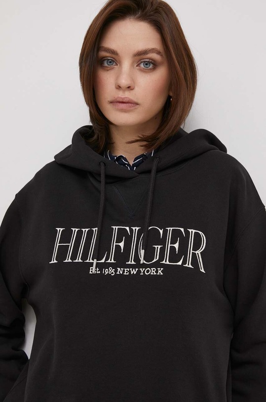 Хлопковая кофта Tommy Hilfiger чёрный WW0WW41042