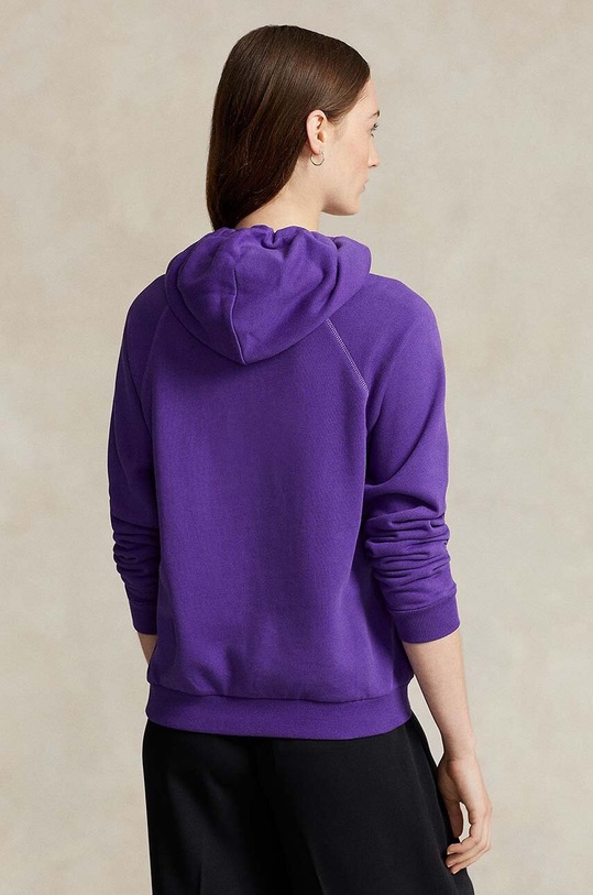 Βαμβακερή μπλούζα Polo Ralph Lauren 211916119 μωβ SS24