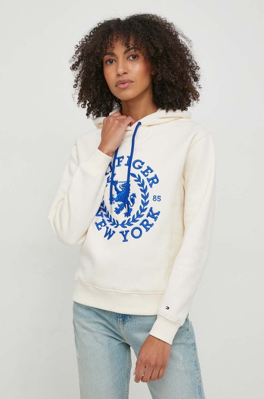 Tommy Hilfiger bluza pozostałe beżowy WW0WW40577