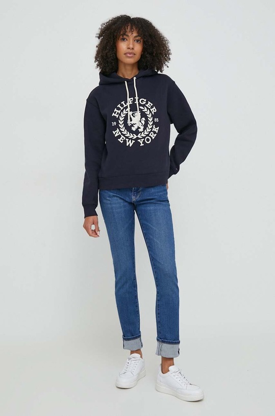 Tommy Hilfiger bluza WW0WW40577 granatowy SS24
