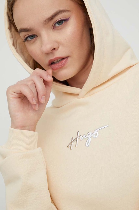 HUGO bluza beżowy 50508292