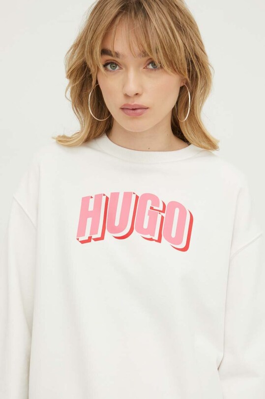 HUGO bluza beżowy 50508524