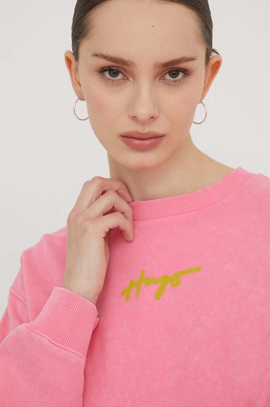 HUGO bluza różowy 50508524