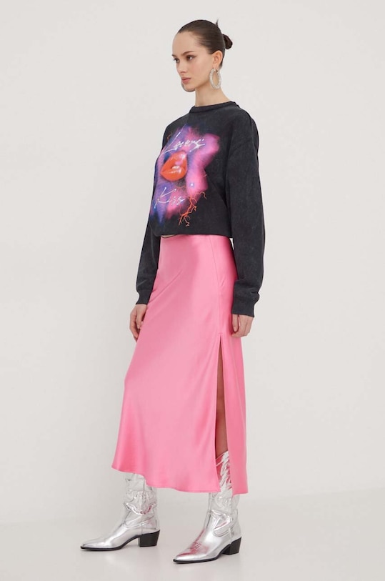 HUGO bluza 50508524 czarny SS24