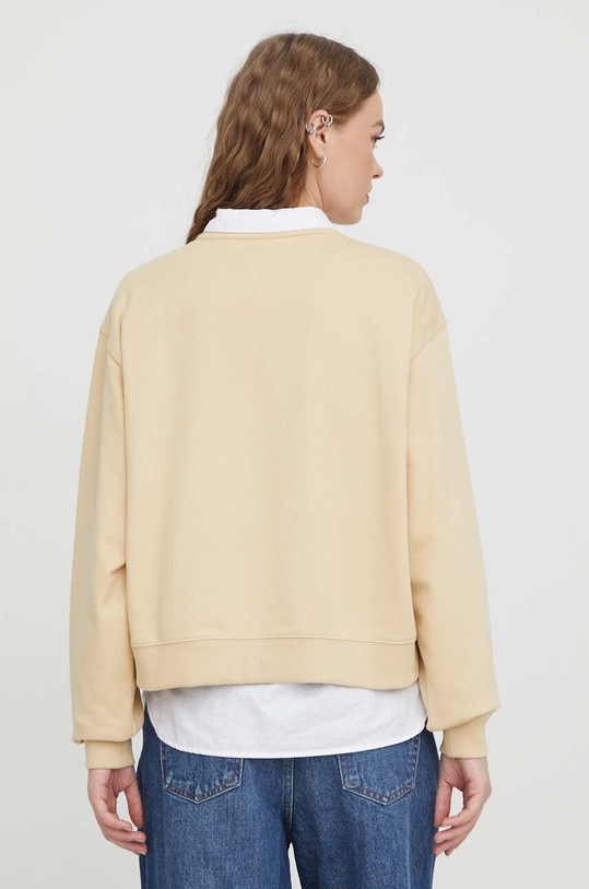 Oblečení Bavlněná mikina HUGO 50515868 béžová