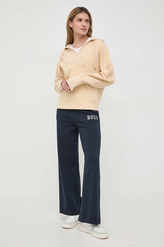 BOSS bluză 50505907 bej SS24