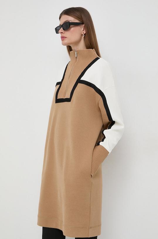 Φόρεμα BOSS casual μπεζ 50506693