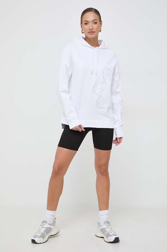 BOSS bluza bawełniana 50517676 biały SS24