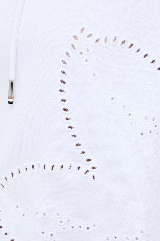 BOSS bluza bawełniana 50517676 biały