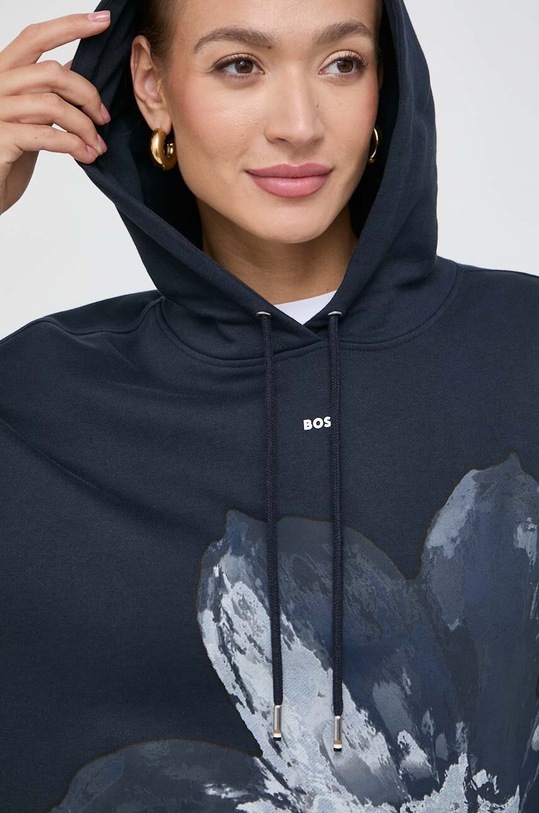 BOSS hanorac de bumbac bleumarin 50517676