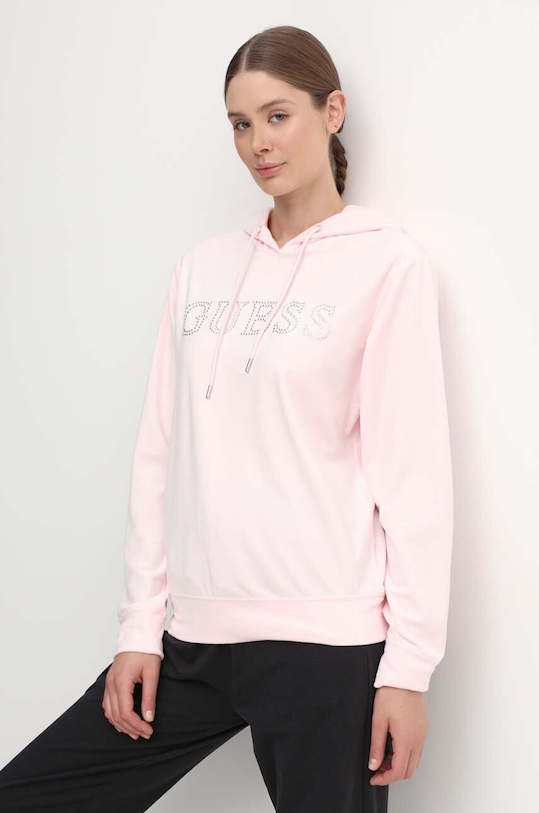 Guess bluza pozostałe różowy V4RQ25.KBXI2