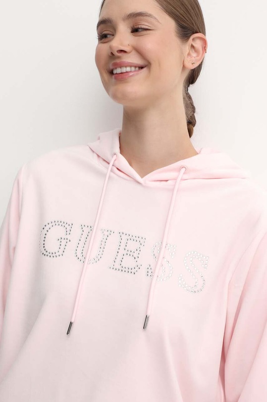 Guess bluza różowy V4RQ25.KBXI2