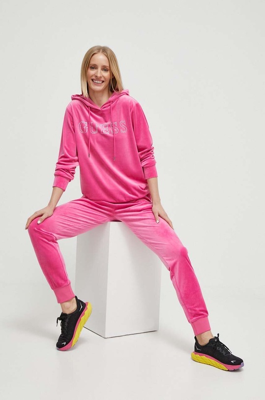 Mikina Guess COUTURE V4RQ25.KBXI2 růžová NC24