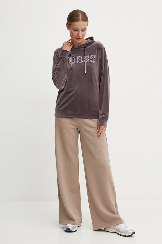 Μπλούζα Guess COUTURE V4RQ25.KBXI2 μωβ NC24