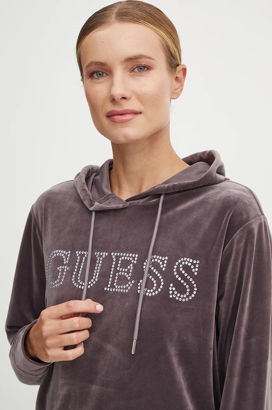 Μπλούζα Guess COUTURE μωβ V4RQ25.KBXI2