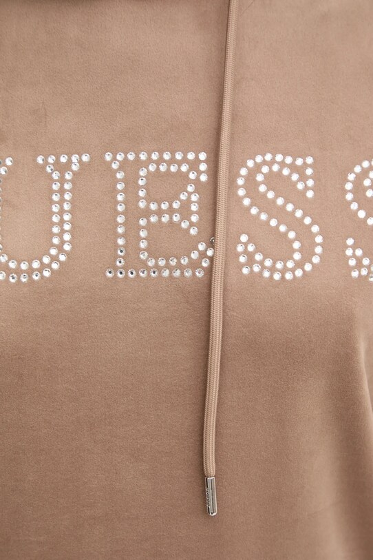 Mikina Guess COUTURE V4RQ25.KBXI2 hnedá