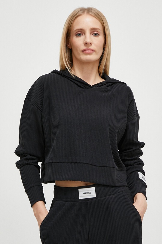 Guess bluza AISLIN czarny V4RQ00.KC2T0